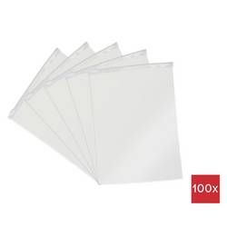 Tašky na zip bez štítků (d x š) 220 mm x 160 mm transparentní polyetylén 100 ks