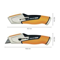 Fiskars 1027223 Univerzální nůž CarbonMax™ se zatahovací čepelí 1 ks