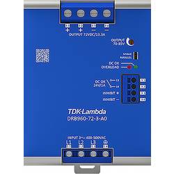 TDK DRB960-72-3-A0 síťový zdroj na DIN lištu 85 V/DC 13.3 A 960 W Počet výstupů:1 x Obsah 1 ks