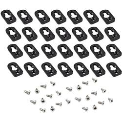 Hammond Electronics 1557FOOT2BK-24 Mounting foot polykarbonát černá 24 ks