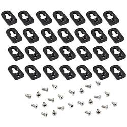Hammond Electronics 1557FOOTBK-24 Mounting foot ABS černá 24 ks