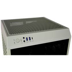 Thermaltake The Tower 200 mini tower PC skříň světle zelená 2 předinstalované ventilátory, boční okno, prachový filtr
