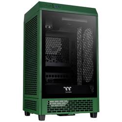 Thermaltake The Tower 200 mini tower PC skříň zelená Racing 2 předinstalované ventilátory, boční okno, prachový filtr