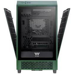 Thermaltake The Tower 200 mini tower PC skříň zelená Racing 2 předinstalované ventilátory, boční okno, prachový filtr