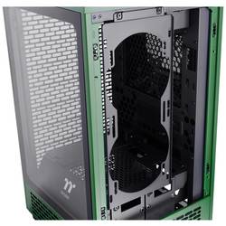 Thermaltake The Tower 200 mini tower PC skříň zelená Racing 2 předinstalované ventilátory, boční okno, prachový filtr