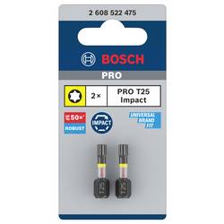 Bosch Accessories Bosch Power Tools 2608522475 bit ITX, 2dílná, profil T, 1/4
