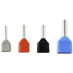 TRU COMPONENTS TC-11599332 sada dutinek 0.75 mm², 1 mm², 1.5 mm², 2.5 mm² částečná izolace šedá, červená, černá, modrá 200 ks
