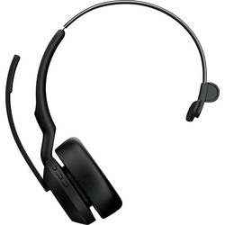 Jabra Evolve2 55 Link 380/390a UC Mono Headset otevřená (On Ear) Bluetooth® mono černá Potlačení hluku, Redukce šumu mikrofonu monofonní Počítače
