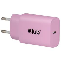 club3D CAC-3021 USB nabíječka, USB-C® zástrčka, 30 W, Power Delivery 3.0, růžová