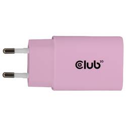 club3D CAC-3021 USB nabíječka, USB-C® zástrčka, 30 W, Power Delivery 3.0, růžová