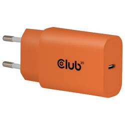 club3D CAC-3023 USB nabíječka, USB-C® zástrčka, 30 W, Power Delivery 3.0, oranžová