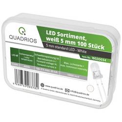 Quadrios sada LED přírodní bílá 5 mm 20 mA 3.0 V