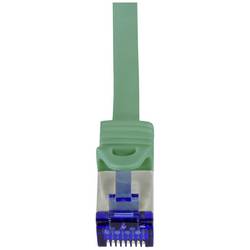 LogiLink C6A035S RJ45 USB kabel CAT 6A S/FTP 1.00 m zelená 1 ks