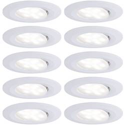 Paulmann LED vestavné koupelnové svítidlo sada 10 ks 65 W bílá (matná)