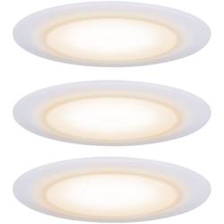Paulmann LED vestavné koupelnové svítidlo sada 3 ks 19.5 W saténová, bílá