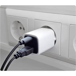 Eaxus Dual Port USB nabíječka, 1x USB A , 1x USB-C®, 33 W, bílá
