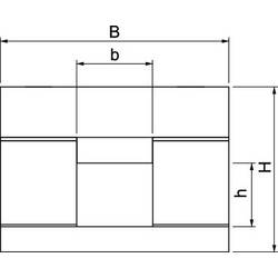 OBO Bettermann 7215210 Protipožární kanál (d x š x v) 1000 x 180 x 130 mm 1 ks šedá