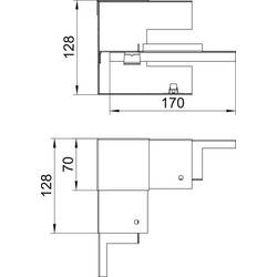 OBO Bettermann 6277240 montážní příslušenství (d x š) 70 mm x 130 mm 1 ks čistě bílá