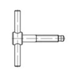 TOOLCRAFT 137842 křídlový šroub M6 40 mm DIN 6304 ocel leštěný 1 ks