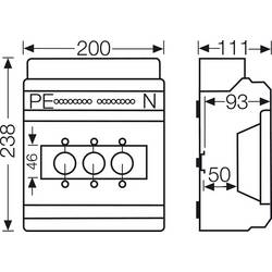 Hensel 6100059 držák pojistky 25 A