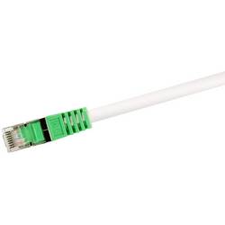 LogiLink RJ45 (křížený) síťový kabel CAT 6 S/FTP 2.00 m šedá samozhášecí, stínění pletivem, kompletní stínění, bez halogenů, párové stínění