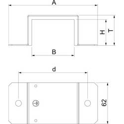 OBO Bettermann 7216510 spojovací prvek (š x v) 70 mm x 40 mm 1 ks