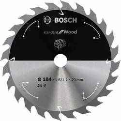 Bosch Accessories 2608837702 2608837702 tvrdokovový pilový kotouč 184 x 20 mm Počet zubů (na palec): 24 1 ks