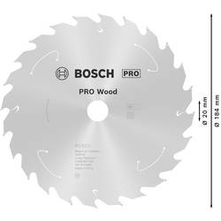 Bosch Accessories 2608837702 2608837702 tvrdokovový pilový kotouč 184 x 20 mm Počet zubů (na palec): 24 1 ks