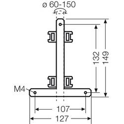 Hensel KV MB 6 stožárové upevnění (š x v) 127 mm x 149 mm 1 ks