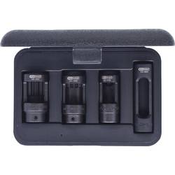 KS Tools 455.0030 Sada nástrčných hlavic s dieselovým vstřikovače 1/2, 4 ks