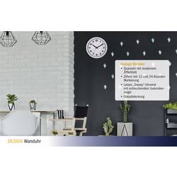 TFA Dostmann 60.3050.02 Quartz nástěnné hodiny 30.5 cm x 30.5 cm x 3.8 cm, bílá