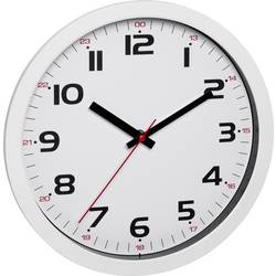 TFA Dostmann 60.3050.02 Quartz nástěnné hodiny 30.5 cm x 30.5 cm x 3.8 cm, bílá
