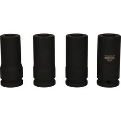 Sada čtyřhranných nástrčných hlavic 3/4 pro držák bitů Fuso, 4 ks KS Tools 460.4510