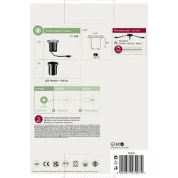 Osvětlovací systém Plug&Shine LED vestavné svítidlo 6 W teplá bílá Paulmann 93907 stříbrná 20 °