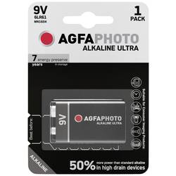 AgfaPhoto Ultra 6LR61 baterie 9 V alkalicko-manganová 9 V 1 ks