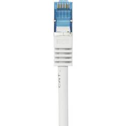 Renkforce RF-4145289 RJ45 síťové kabely, propojovací kabely CAT 6A S/FTP 5.00 m šedá s ochranou, samozhášecí 1 ks