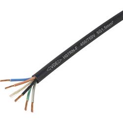 TRU COMPONENTS TC-11594948 kabel s gumovou izolací H07RN-F 5 x 1.5 mm² černá metrové zboží