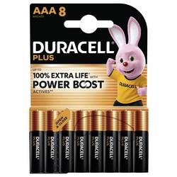 Duracell Plus Power Boost mikrotužková baterie AAA alkalicko-manganová 1.5 V 8 ks