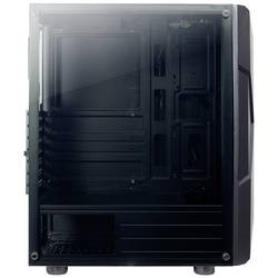 Inter-Tech IT-3306 Cavy Midi - RGB midi tower herní pouzdro černá boční okno, prachový filtr, integrované osvětlení