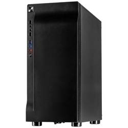 Inter-Tech A-3411 Creek - RGB midi tower PC skříň černá prachový filtr, boční okno, integrované osvětlení