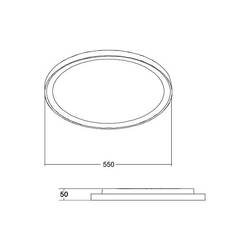 Brumberg 12214073 12214073 LED stropní svítidlo LED pevně vestavěné LED 50 W bílá