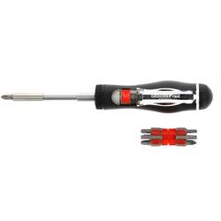 Gedore RED R38920000 Univerzální šroubovák se zásobníkem bitů 1/4 (6,3 mm) DIN 3126