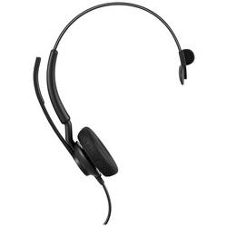 Jabra Engage 40 Headset uzavřená (Over Ear) kabelová, Bluetooth® mono černá Redukce šumu mikrofonu regulace hlasitosti telefon