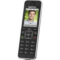 FRITZ! FRITZ!FON C6 Black Edition bezdrátový VoIP telefon záznamník, dětský telefon, handsfree, PIN kód LCD displej černá