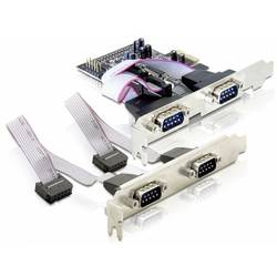 Delock Delock 4 x serial PCI Express Card - Serieller Adapter karta PCI-Express sériové (9pólové) PCIe