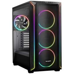 BeQuiet Shadow Base 800 FX Black midi tower PC skříň černá boční okno, 4 předinstalované LED ventilátory, prachový filtr, instalace pevného disku bez nářadí,