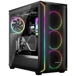 BeQuiet Shadow Base 800 FX Black midi tower PC skříň černá boční okno, 4 předinstalované LED ventilátory, prachový filtr, instalace pevného disku bez nářadí,