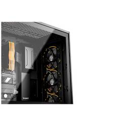 BeQuiet Shadow Base 800 FX Black midi tower PC skříň černá boční okno, 4 předinstalované LED ventilátory, prachový filtr, instalace pevného disku bez nářadí,