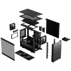 Fractal Design Define 7 Nano PC skříň černá tlumené
