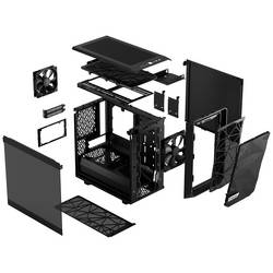 Fractal Design Meshify 2 Nano PC skříň černá prachový filtr